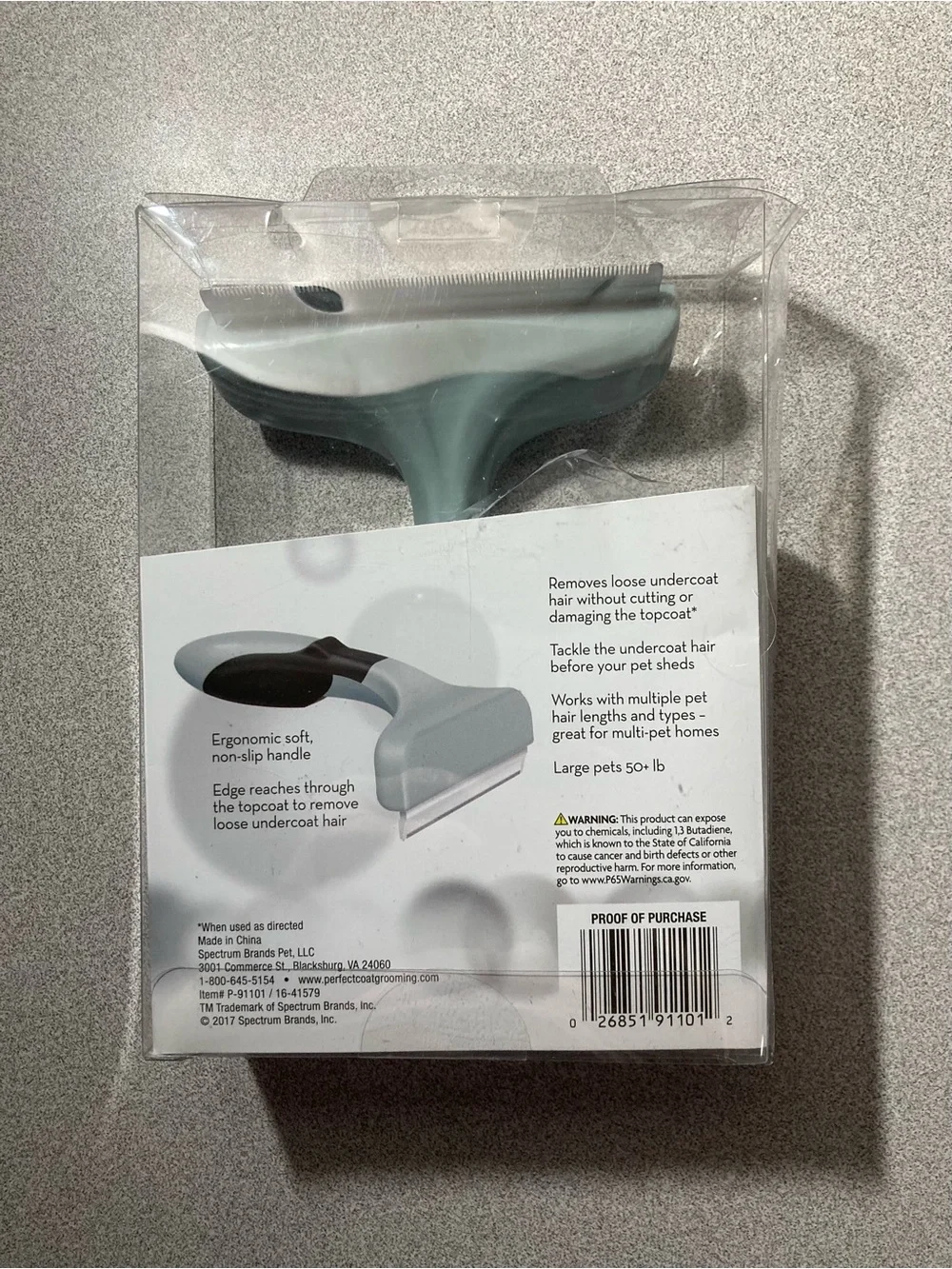 Perfect Coat Professional Deshedder For Large Pets NWT